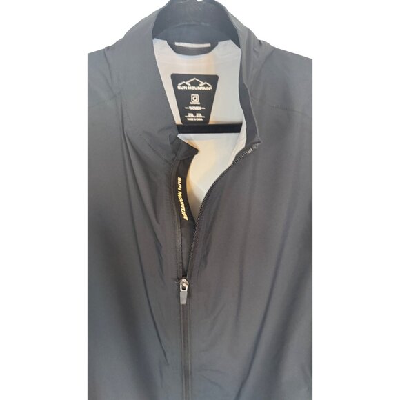 NWT Sun Mountain 2XL Monsoon Waterproof Golf Rain Jacket Black Lightweight - Picture 5 of 16
